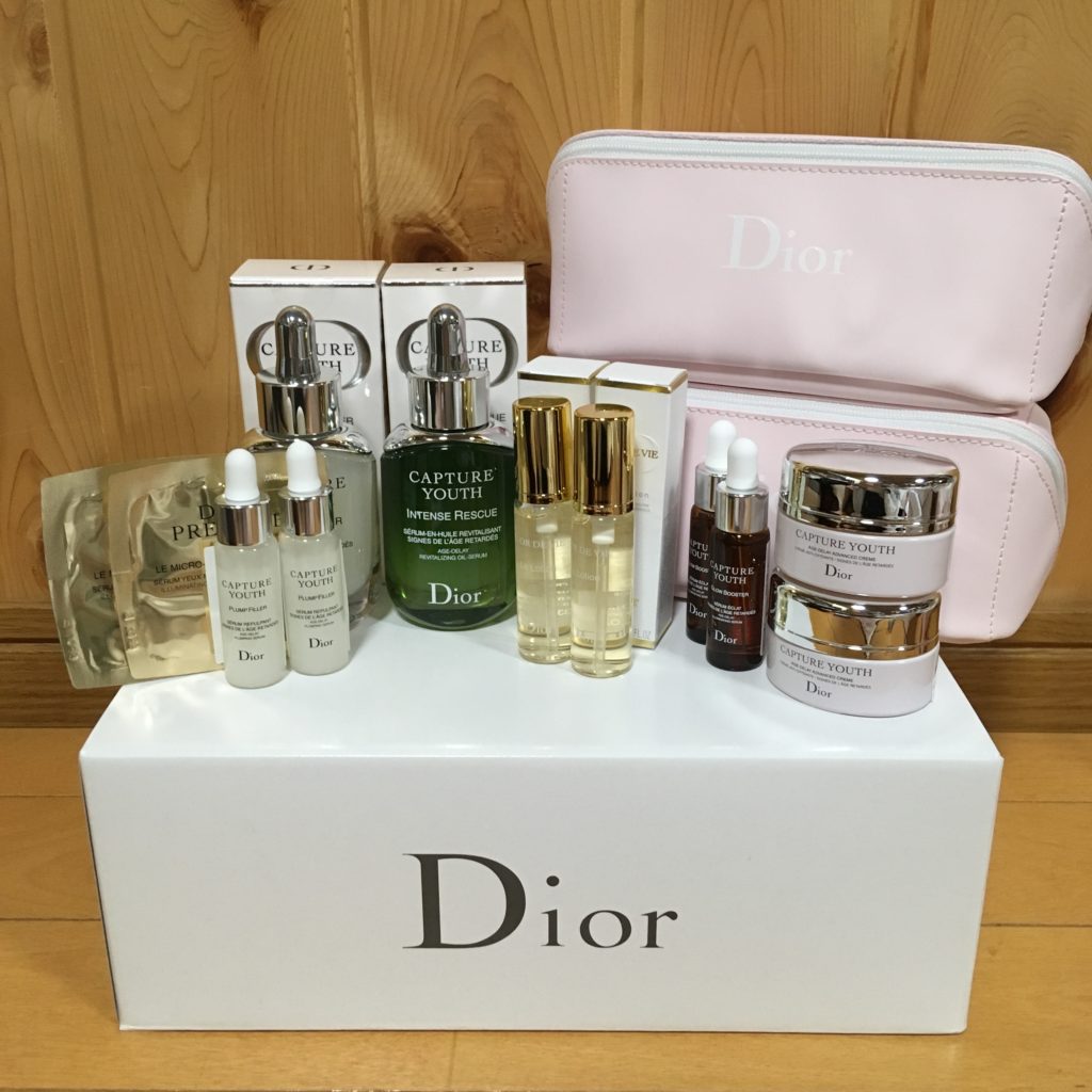 Dior　ディオール　カプチュールユース　プランプフィラー　インテンスRオイル　オファー　コフレ　ブログ