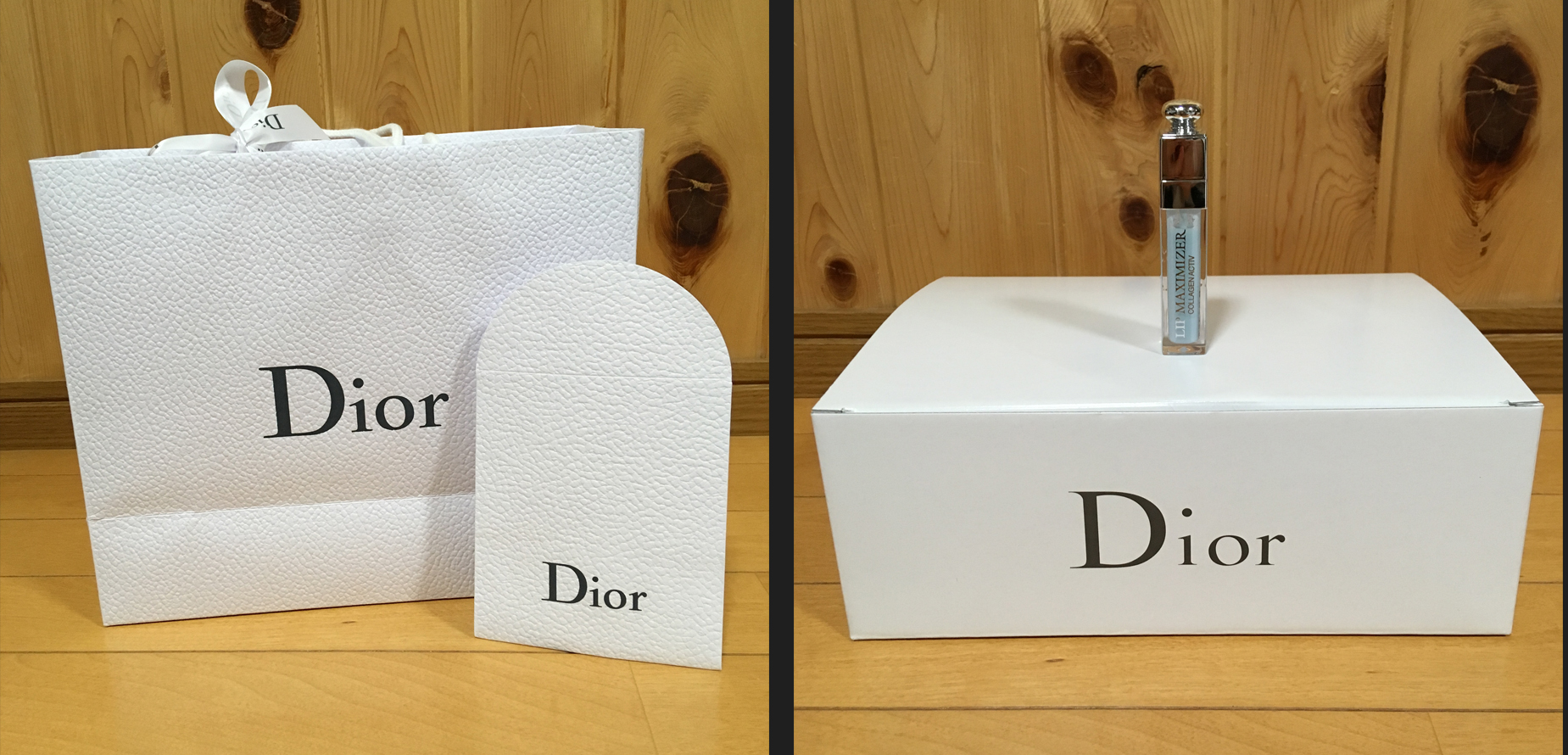Dior ディオール　百貨店　カウンター　電話注文　デパート　ギフトボックス